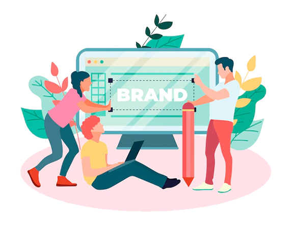 FAQ illustration for advertising